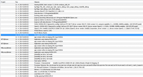 Boinc log file